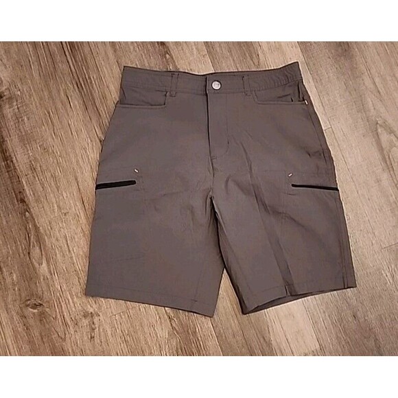Rugged Elements Mens Youth Shorts Size 16 Lot Of 2  Tan and Dark Grey Cargo - Picture 6 of 10